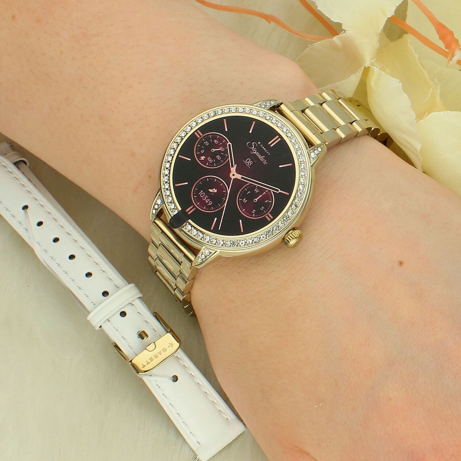 Zegarek Garett Stella złoty Solid.jpg